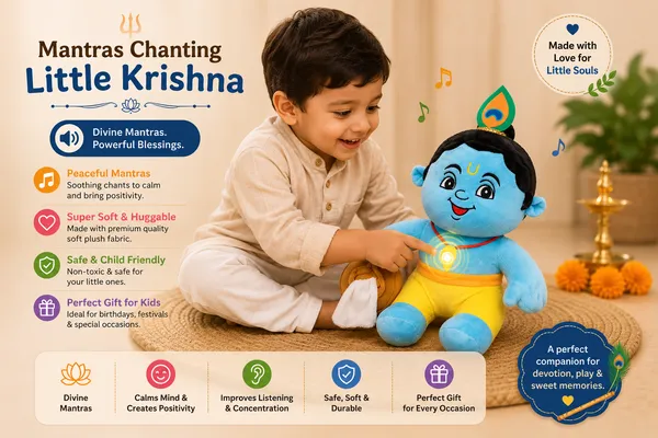 LITTLE_MUMMA_MATKA__MANTRA_CHANTING__KRISHNA_(SIZE_-MEDIUM_28CM)