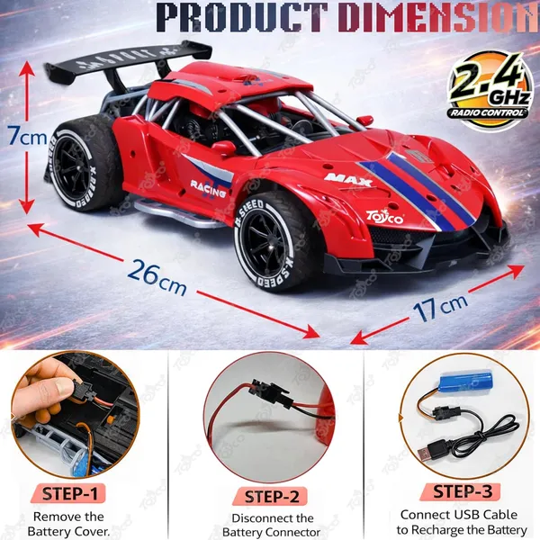Rechargeable_2.4GHz_Remote_Control_Car_Toy_with_Real_Smoke_Effect_&_LED_Headlights_|_High_Speed_RC_Drift_Cars_with_Long_Range_&_Auto_Mode_
