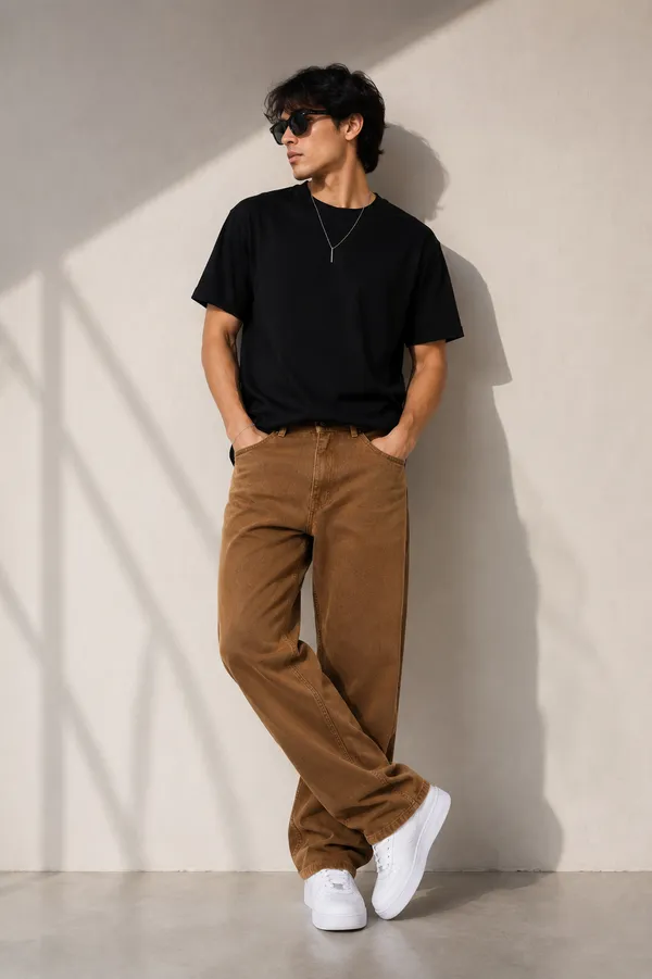Brown_Relaxed_Fit_Jogger_Pants_for_Men