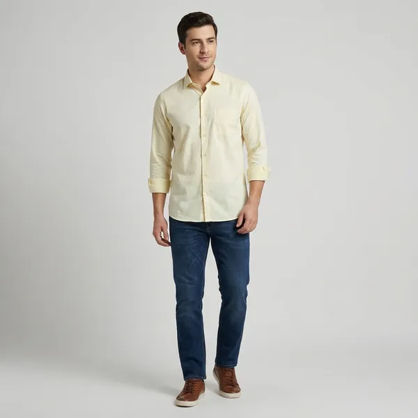 Men's_Formal_Cream_Full_Sleeve_Shirt