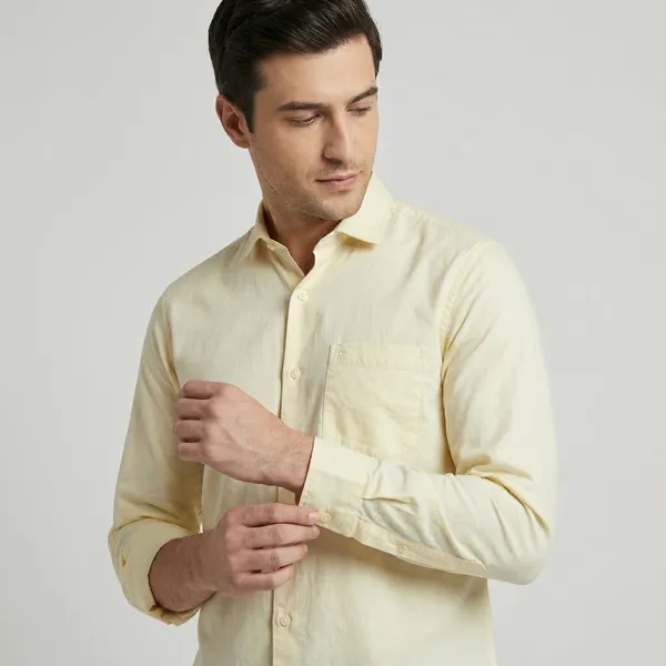 Men's_Formal_Cream_Full_Sleeve_Shirt