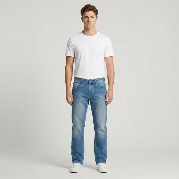 Men's_Light_Wash_Straight_Fit_Denim_Jeans