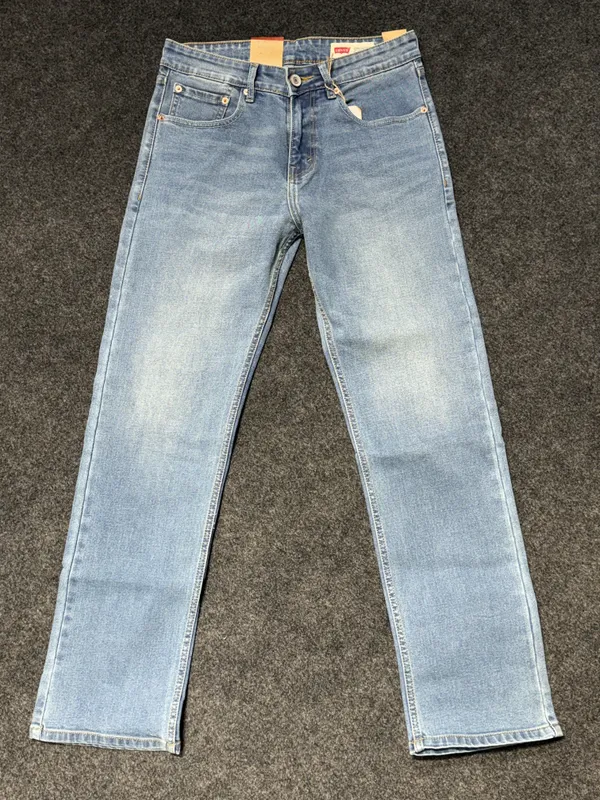 Light_Blue_Washed_Denim_Straight_Fit_Jeans_For_Men