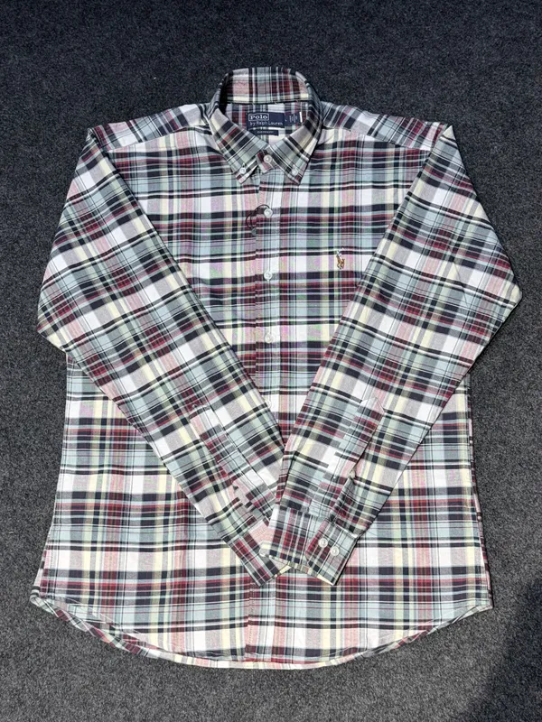 Polo_Ralph_Lauren_Men's_Multicolor_Plaid_Long_Sleeve_Button_Down_Shirt