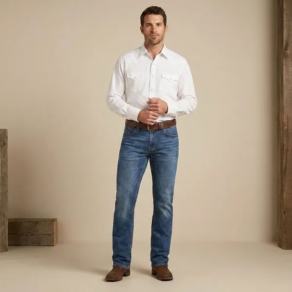 Men's_Blue_Faded_Denim_Straight_Fit_Jeans