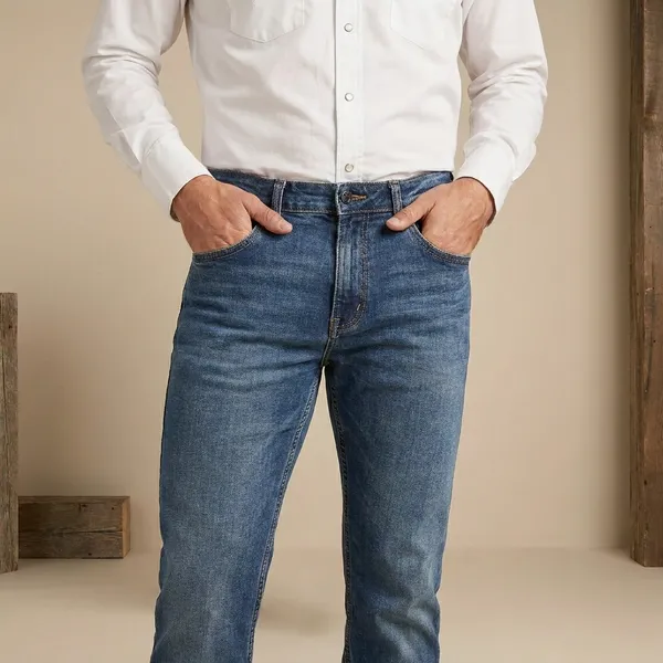 Men's_Blue_Faded_Denim_Straight_Fit_Jeans