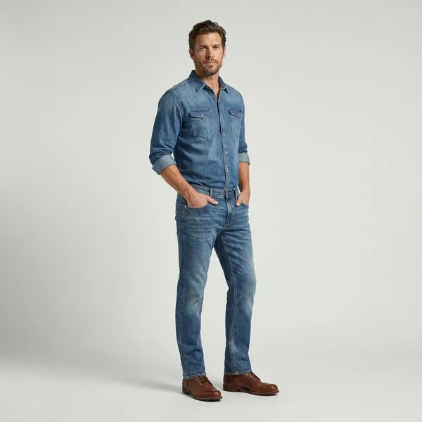 Men's_Blue_Distressed_Straight_Fit_Jeans