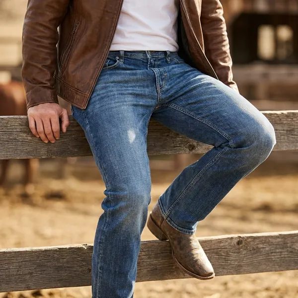Men's_Blue_Distressed_Straight_Fit_Jeans