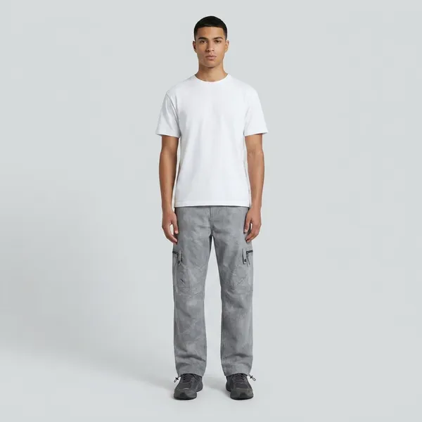 Men's_Light_Grey_Trouser/_Lower_With_Multiple_Zipper_Pockets