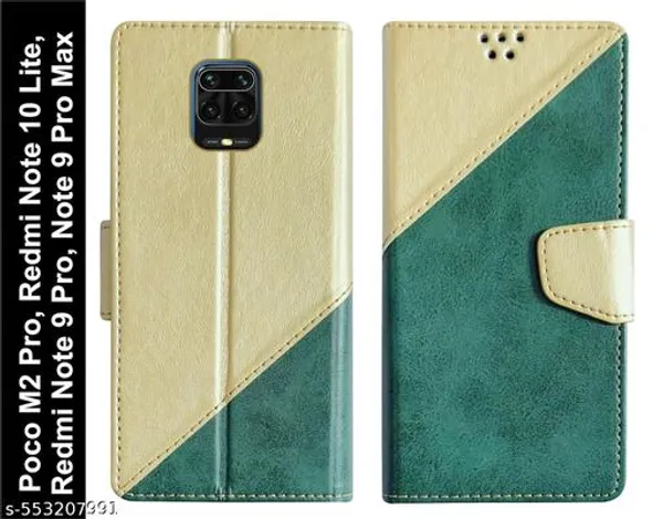 Premium_Flip_Cover_for_Redmi_Note_9_Pro/Mi_Note_9_Pro_|_Dual_Tone_Design_Case_|360_Protection_Denim_&_Leather_Mobile_Phone_Back_Cover_for_Redmi_Note_9_Pro