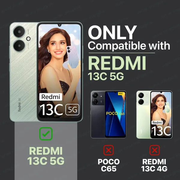 Crocodile_Redmi_13C_5G_Flip_Cover