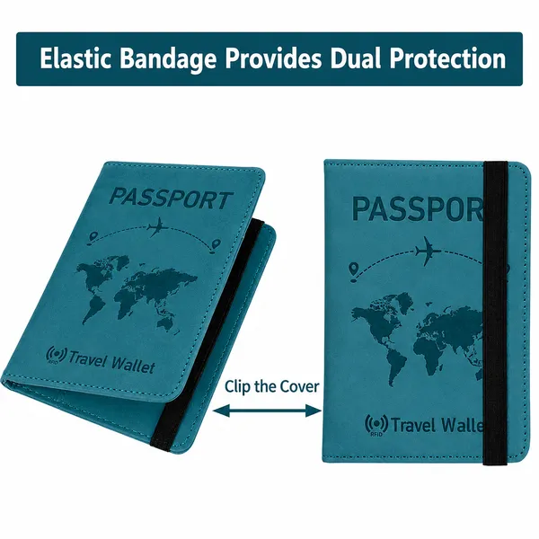 Passport_Holder_Cover_Travel_Wallet_Organizer,_Passport_Case_with_PU_Leather_Travel_Document_Holder_for_Men_&_Women_Travel_Accessories