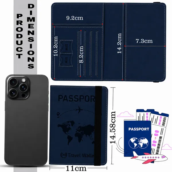 Passport_Holder_Cover_Travel_Wallet_Organizer,_Passport_Case_with_PU_Leather_Travel_Document_Holder_for_Men_&_Women_Travel_Accessories