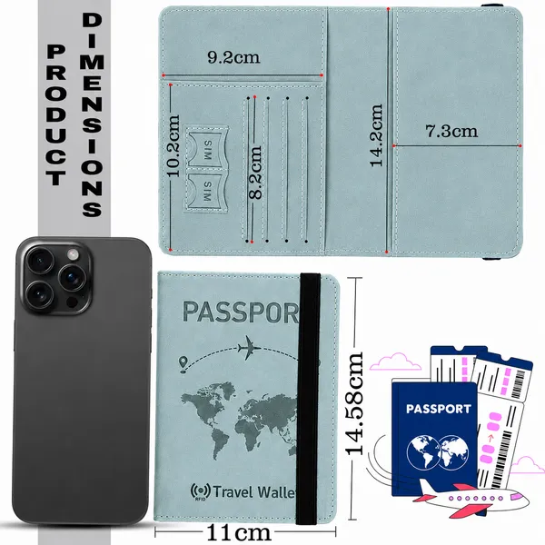 Passport_Holder_Cover_Travel_Wallet_Organizer,_Passport_Case_with_PU_Leather_Travel_Document_Holder_for_Men_&_Women_Travel_Accessories