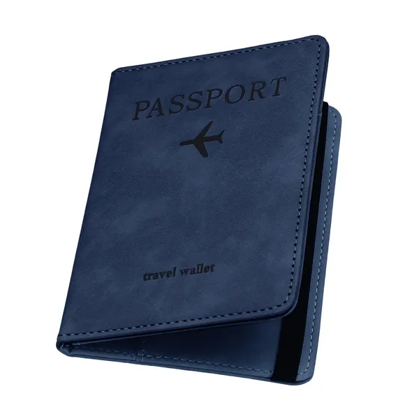 Passport_Holder_Passport_Cover_with_Credit_Card_Slot_and_BoardingPass_Slot_Bi-Fold_Passport_Wallet_Case_Book_Travel_Must_Have,_PU_Leather-Unisex