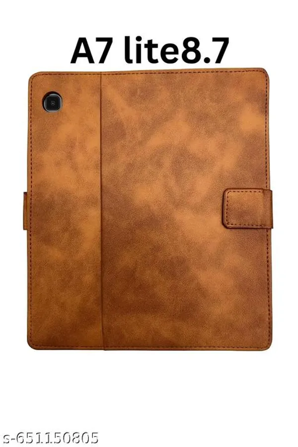 Star_Flip_Premium_Flip_Cover_For_Samsung_Galaxy_Tab_A7_Lite_8_7_Inch_Leather_Magnetic_Stand_Soft_Tpu_Back_With_Pu_Leather_Front_-_Black
