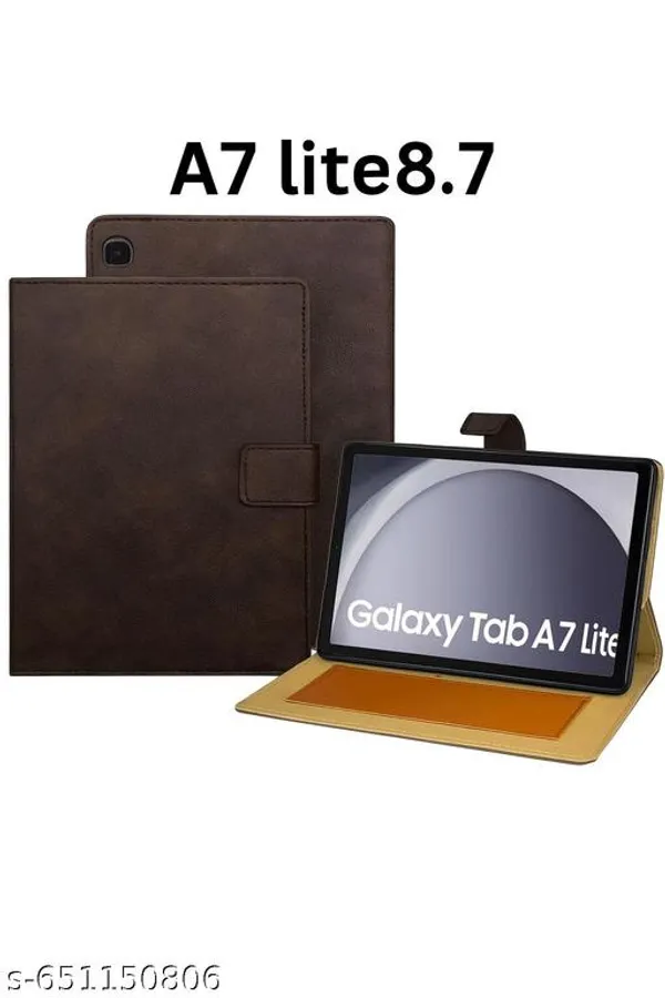 Luxury_Flip_Premium_Flip_Cover_For_Samsung_Galaxy_Tab_A7_Lite_8_7_Inch_Leather_Magnetic_Stand_Soft_Tpu_Back_With_Pu_Leather_Front