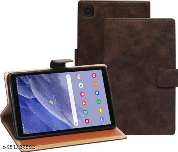 Star_Flip_Premium_Flip_Cover_For_Samsung_Galaxy_Tab_A7_Lite_8_7_Inch_Leather_Magnetic_Stand_Soft_Tpu_Back_With_Pu_Leather_Front_-_Black