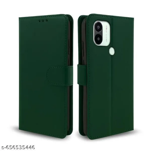 Poco_C51_/_Redmi_A1_Plus/Redmi_A2_Plus/Poco_C50_Flip_Case_Leather_Finish_|_Inside_TPU_with_Card_Pockets_|_Wallet_Stand_|_Magnetic_Closing_|_Complete_Protection_Flip_Cover