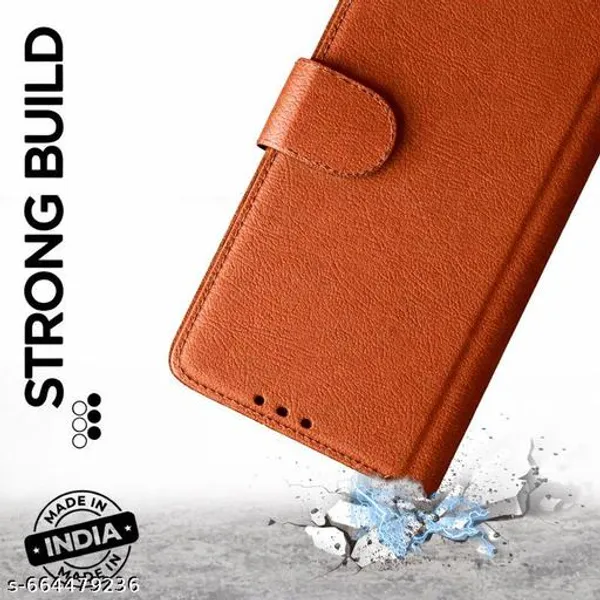 Redmi_9a_Flip_Back_Cover_Pu_Leather_Flip_Cover_Wallet_Case_With_Tpu_Silicone_Case_Back_Cover_For_Vivo_T2X_5G_Vivo_Y56_5G_Vivo_Y16_-_Red