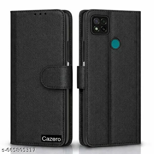 Flip_Cover_Leather_Finish_|_Inside_TPU_with_Card_Pockets_|_Wallet_Stand_and_Shock_Proof_|_Complete_Protection_Flip_Case_for_Redmi_10A/10A_Sport/Redmi_9/Redmi_9_Activ/9C/Poco_C31