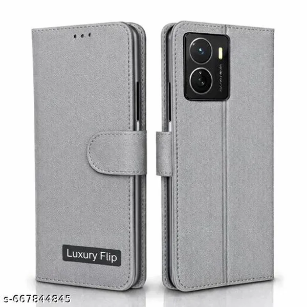 Compatible_For_Vivo_T2X_5G_Vivo_Y56_5G_Vivo_Y16_Flip_Cover_Leather_Finish_Inside_Tpu_With_Card_Pockets_Wallet_Stand_Complete_Protection_Flip_Case_-_Purple