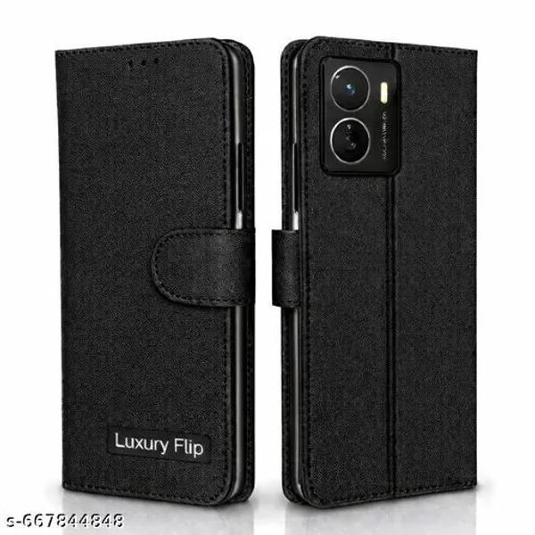 Luxury_Flip__Vivo_Y16_/_Vivo_Y56_5G_/_Vivo_T2x_5G_Flip_Cover_Leather_Finish_|_Inside_TPU_with_Card_Pockets_|_Wallet_Stand_|_Complete_Protection_Flip_Case