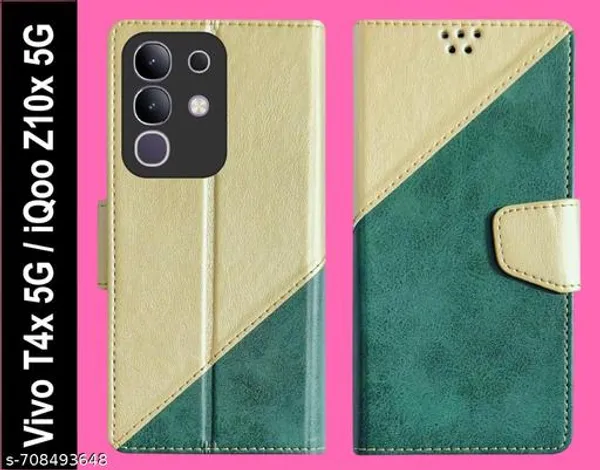 Flip_Cover_for_Vivo_T4x_5G_/_iQoo_Z10x_5G_/_Vivo_Y31_Pro_5G_Leather_Finish_|_Inside_TPU_with_Card_Pockets_|_Wallet_Stand_and_Shock_Proof_|_Complete_Protection_Flip_Case
