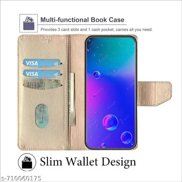 Luxury_Flip_Oppo_a6x_Flip_Case_Soft_Craft_Leather_Finish_Inside_Tpu_With_Card_Pockets_Wallet_Stand_Magnetic_Closing_Complete_Protection_Flip_Cover_-_Grey