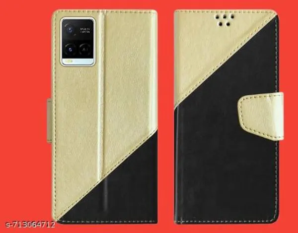 Luxury_Flip_Vivo_Y21_2021_/_Y33s_Flip_Case_Leather_Finish_|_Inside_TPU_with_Card_Pockets_|_Wallet_Stand_and_Shock_Proof_|_Magnetic_Closing_|_Complete_Protection_Flip_Cover_for_Vivo_Y21_2021_/_Y33s