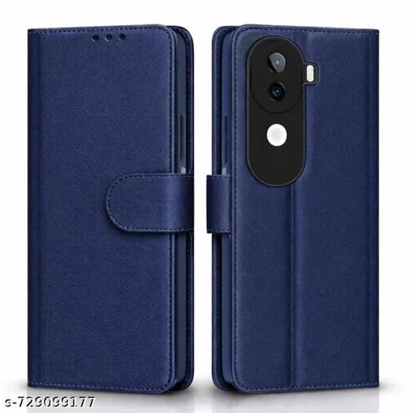 Flip_Cover_for_iQoo_Z9s_5G_/_Vivo_V40e_5G_|_Leather_Finish_|_Wallet_Stand_and_Shock_Proof_|_Complete_Protection_Flip_Case
