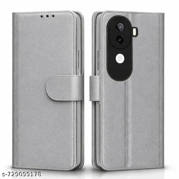 iQOO_Z9s_5G_|_Vivo_V40e_5G_Flip_Back_Cover_|_PU_Leather_Flip_Cover_Wallet_Case_with_TPU_Silicone_Case_Back_Cover_for_iQOO_Z9s_5G_|_Vivo_V40e_5G