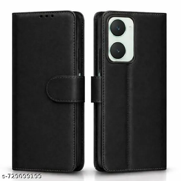 Flip_Cover_for_iQOO_Z9_Lite_5G_|_Vivo_T3_Lite_5G_|_Vivo_Y18_|_Y18e_|_Y03|_Leather_Finish_|_Wallet_Stand_and_Shock_Proof_|_Complete_Protection_Flip_Case