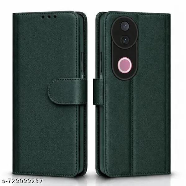 Flip_Cover_for_iQOO_Z10R_5G_/_Vivo_V50_5G_/_V50e_5G_/_Vivo_T4R_5G_|_Shockproof_with_Card_Pockets_and_Wallet_Stand_|_Leather_Finish_|_Complete_Protection_Case