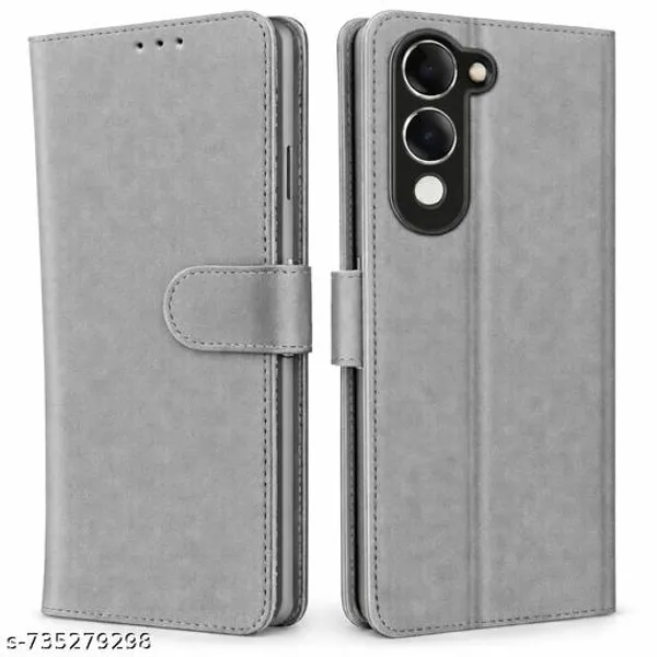 Cover_for_iQoo_Z10_lite_5G/Vivo_T4_lite_5G/Y19_5G/Y19e/Y04_4G/Y29s_5G,_Leather_Finish,_Wallet_Style,_Card_Pockets,_Flip_Case
