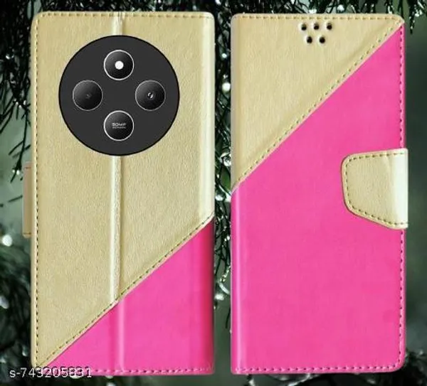 Flip_Cover_Leather_Finish_|_Inside_TPU_with_Card_Pockets_|_Wallet_Stand_and_Shock_Proof_|_Complete_Protection_Flip_Case_for_Redmi_A4_5G_/_Redmi_14C_5G_/_Poco_C75_5G