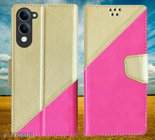 Star_Flip_Compatible_For_Vivo_T4_Lite_5G_Iqoo_Z10_Lite_5G_Vivo_Y19_5G_Vivo_Y19E_Flip_Cover_Leather_Finish_Inside_Tpu_With_Card_Pockets_Wallet_Stand_Complete_Protection_Flip_Case_-_Coffee
