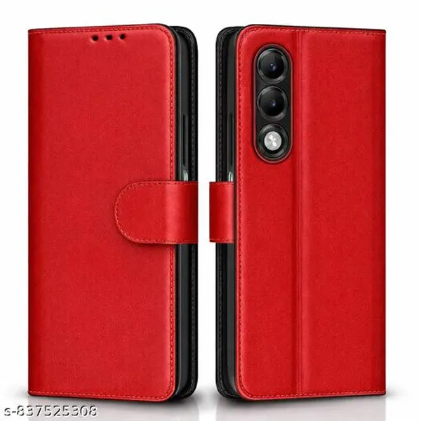 Compatible_for_Oppo_K13x_5G_Flip_Cover_Leather_Finish_with_Magnatic_Closure_|_Inside_TPU_with_Card_Pockets_|_Wallet_Stand_|_Complete_Protection_Flip_Case_-Blue