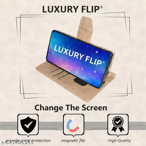 Redmi_12_5G_/_Mi_12_Denim_&_Leather_Flip_Back_Cover_Case_|_Vegan_Leather_|_Kick_Stand_&_Pockets_|_Protective_Back_Flip_Cover_for_Redmi_12_5G_/_Mi_12