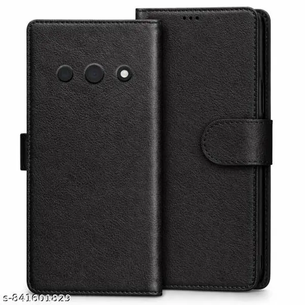 Flip_Cover_for_Redmi_A3_/_Redmi_A3x_/_Poco_C61_(4G)_|_Leather_Finish_|_Inside_Pockets_&_Inbuilt_Stand_|_Shockproof_Wallet_Style_Magnetic_Closure_Back_Case_Flipcover
