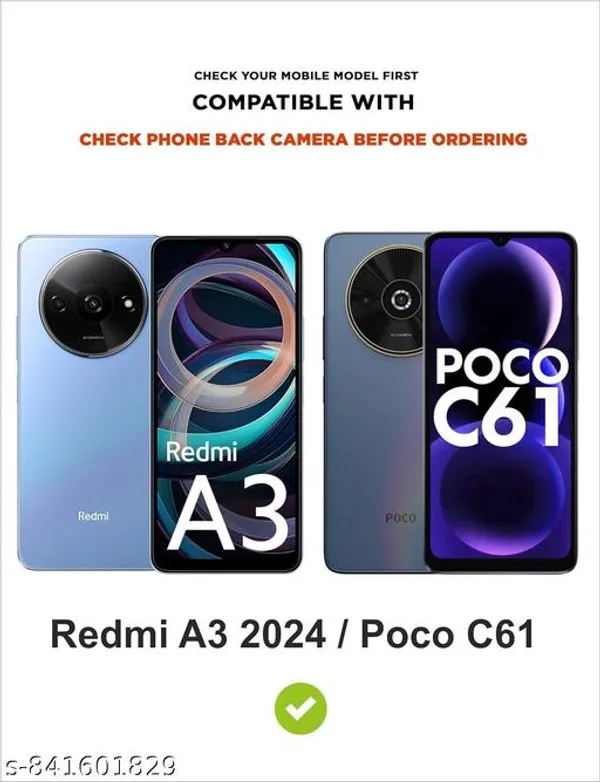 Flip_Cover_for_Redmi_A3_/_Redmi_A3x_/_Poco_C61_(4G)_|_Leather_Finish_|_Inside_Pockets_&_Inbuilt_Stand_|_Shockproof_Wallet_Style_Magnetic_Closure_Back_Case_Flipcover