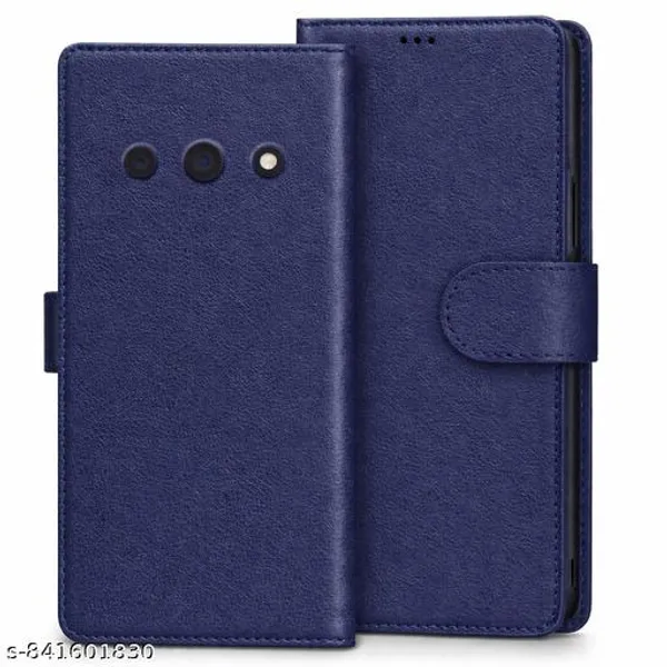 Compatible_for_Poco_C61_/_Redmi_A3_/_Redmi_A3X_Luxury_Handmade_Leather_Magnetic_Flip_Folio_Case_|_Card_Holder_&_Kickstand_|_Slim_Protective_Cover_|_Unisex