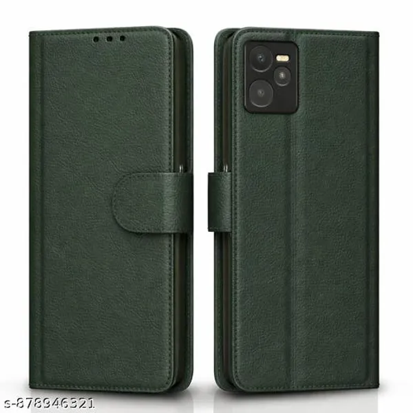 Realme_C35_Flip_Cover_|_PU_Leather_Finish_|_360_Protection_|_Wallet_&_Stand_|_Strong_Magnetic_Flip_Case_for_Realme_C35