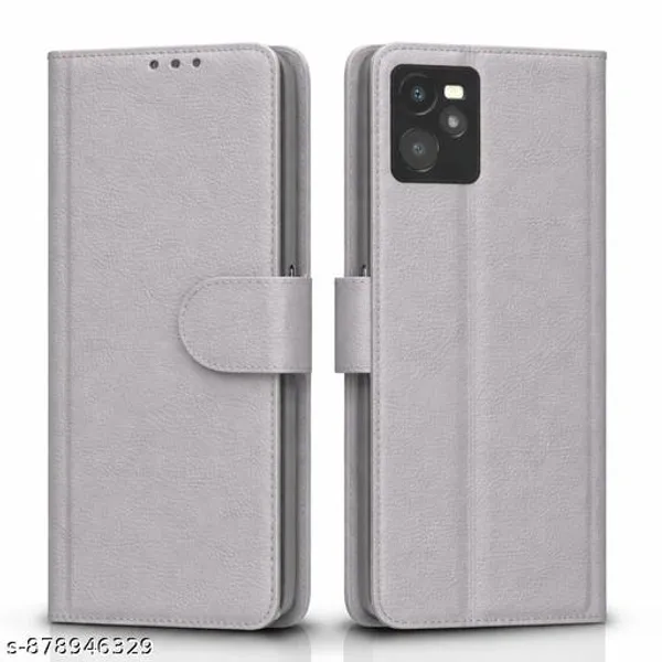 Compatible_for_Realme_Narzo_50A_Prime/Realme_C35_Flip_Cover_Leather_Finish_|_Inside_TPU_with_Card_Pockets_|_Wallet_Stand_|_Complete_Protection_Flip_Case