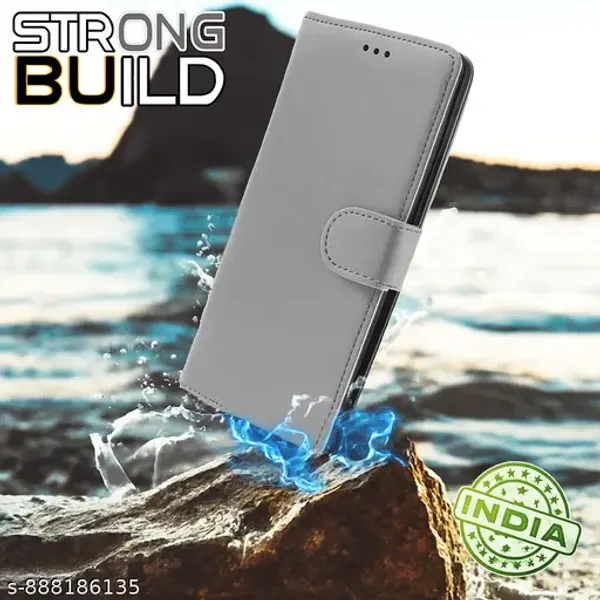 Compatible_for_Realme_Narzo_50A_Prime/Realme_C35_Flip_Cover_Leather_Finish_|_Inside_TPU_with_Card_Pockets_|_Wallet_Stand_|_Complete_Protection_Flip_Case