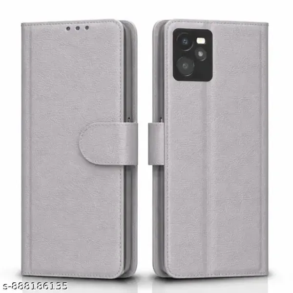 Compatible_for_Realme_Narzo_50A_Prime/Realme_C35_Flip_Cover_Leather_Finish_|_Inside_TPU_with_Card_Pockets_|_Wallet_Stand_|_Complete_Protection_Flip_Case