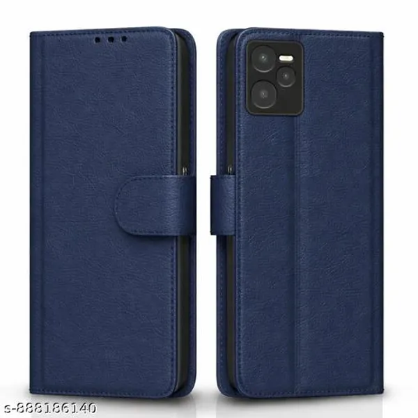 Realme_C35_Flip_Cover_|_PU_Leather_Finish_|_360_Protection_|_Wallet_&_Stand_|_Strong_Magnetic_Flip_Case_for_Realme_C35
