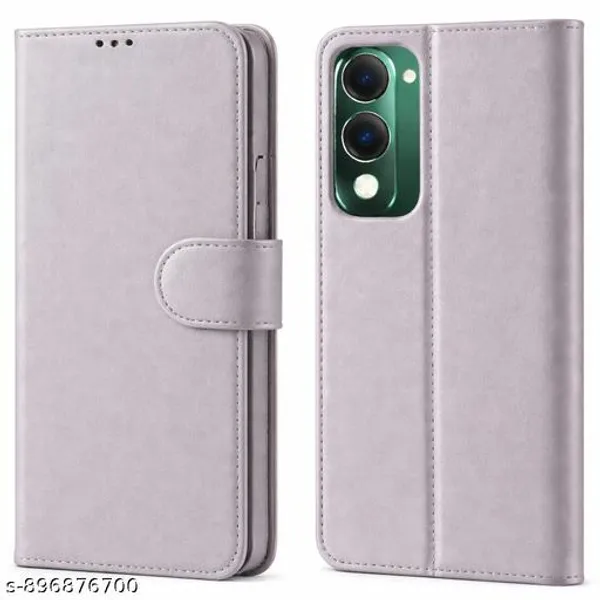 Star_Flip_Compatible_For_Vivo_T4_Lite_5G_Iqoo_Z10_Lite_5G_Vivo_Y19_5G_Vivo_Y19E_Flip_Cover_Leather_Finish_Inside_Tpu_With_Card_Pockets_Wallet_Stand_Complete_Protection_Flip_Case_-_Green