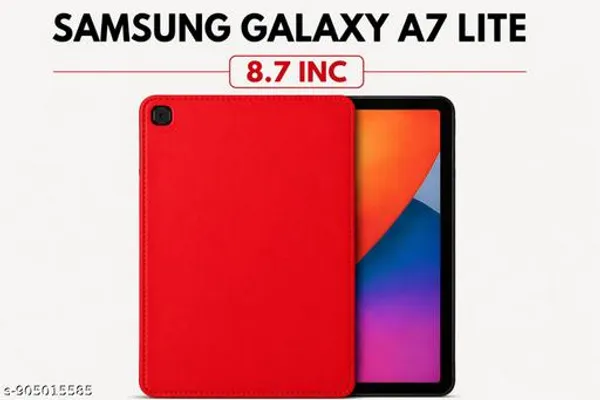 Luxury_Flip_Premium_Flip_Cover_For_Samsung_Galaxy_Tab_A7_Lite_8_7_Inch_Leather_Magnetic_Stand_Soft_Tpu_Back_With_Pu_Leather_Front_-_Grey