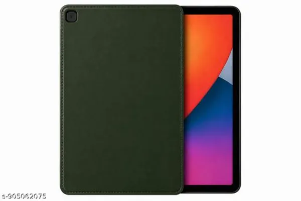 Star_Flip_Premium_Flip_Cover_For_Samsung_Galaxy_Tab_A7_Lite_8_7_Inch_Leather_Magnetic_Stand_Soft_Tpu_Back_With_Pu_Leather_Front_-_Green